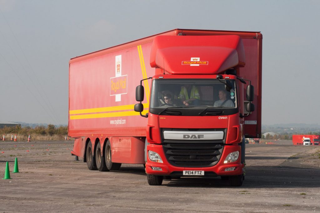 Royal Mail truck at Truck Day